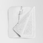 Cape Cod White Map Throw Blanket Gallery Image 3