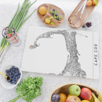 Cape Cod White Map Cutting Board Gallery Image 2