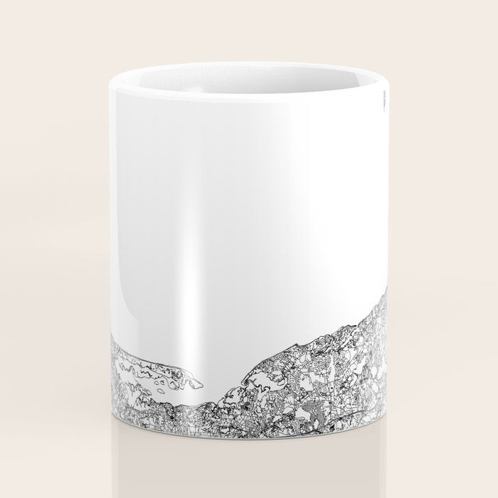 Cape Cod White Map Coffee Mug Gallery Image 4