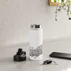 Cape Cod White Map Water Bottle Gallery Image 4