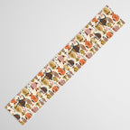 Mid Mod Deep Sea Fishing Ivory Table Runner Gallery Image 3