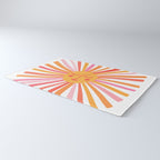 Retro Sunshine â Pink & Peach Rug Gallery Image 3
