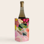 breakfast in my garden abstract art Wine Chiller Gallery Image 1