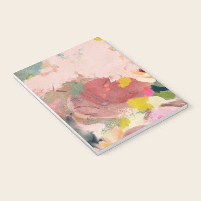 breakfast in my garden abstract art Notebook Gallery Image 3