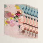 breakfast in my garden abstract art Wrapping Paper Gallery Image 3