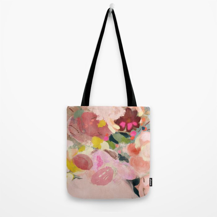 breakfast in my garden abstract art Tote Bag Gallery Image 2