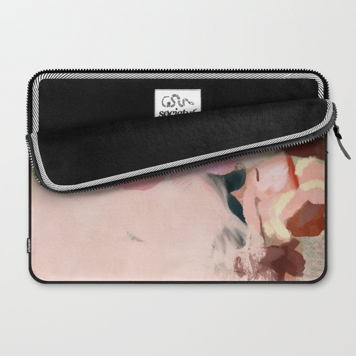 breakfast in my garden abstract art Laptop Sleeve Gallery Image 2