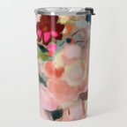 breakfast in my garden abstract art Travel Mug Gallery Image 2