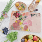 breakfast in my garden abstract art Cutting Board Gallery Image 2