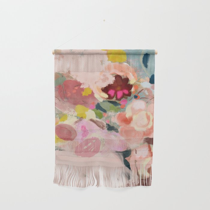 breakfast in my garden abstract art Wall Hanging Gallery Image 1