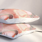 breakfast in my garden abstract art Pillow Sham Gallery Image 3