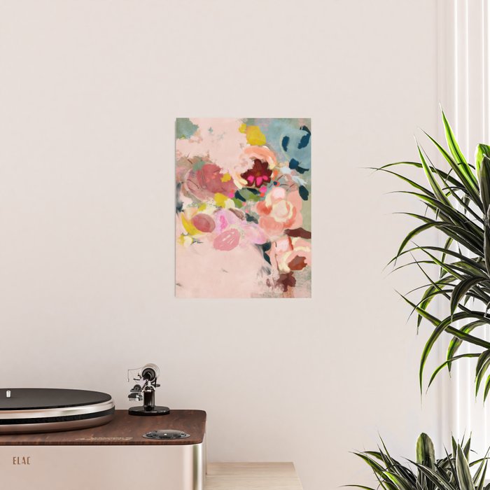 breakfast in my garden abstract art Poster Gallery Image 2