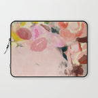 breakfast in my garden abstract art Laptop Sleeve Gallery Image 1