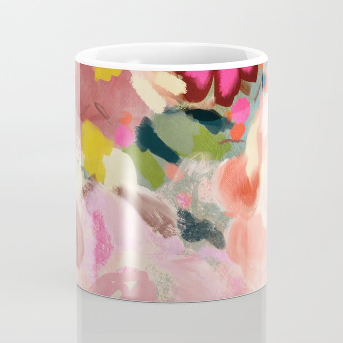breakfast in my garden abstract art Coffee Mug Gallery Image 4