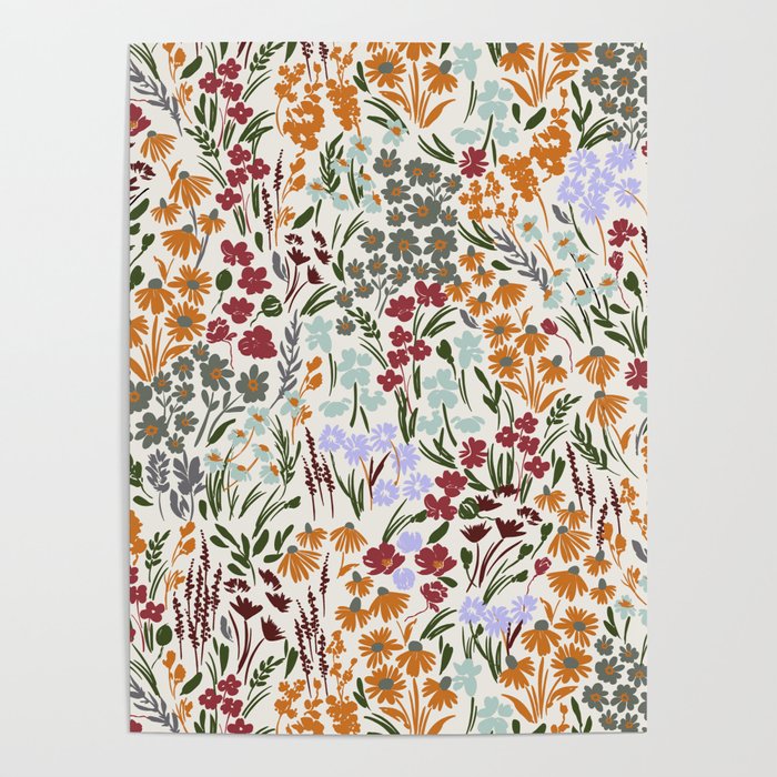 Spring flowery meadow 02 Poster Gallery Image 4