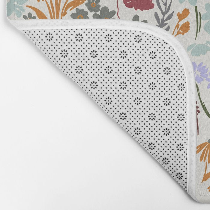 Spring flowery meadow 02 Bath Mat Gallery Image 2