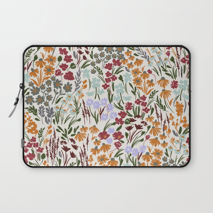 Spring flowery meadow 02 Laptop Sleeve Gallery Image 1