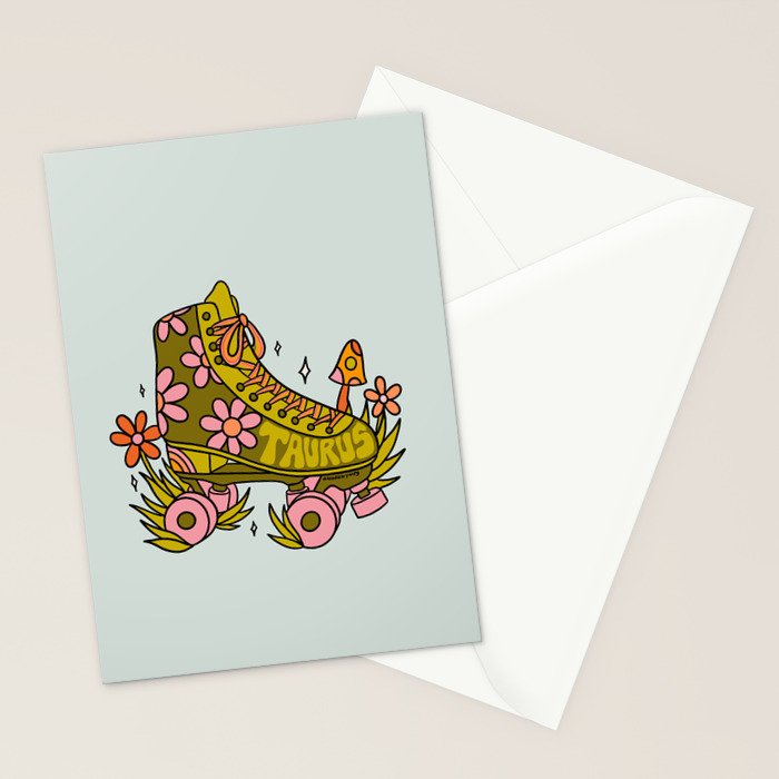 Taurus Roller Skate Stationery Card Gallery Image 2