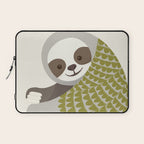 Whimsical Sloth Laptop Sleeve Gallery Image 1
