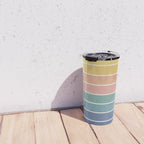 Gradient Arch XX Retro Mid Century Modern Rainbow Travel Mug Gallery Image 4