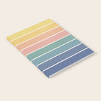 Gradient Arch XX Retro Mid Century Modern Rainbow Notebook Gallery Image 2