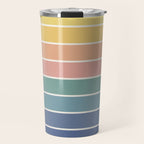 Gradient Arch XX Retro Mid Century Modern Rainbow Travel Mug Gallery Image 1