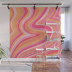 Sunshine Melt - Pink & Peach Palette Wall Mural Gallery Image 1