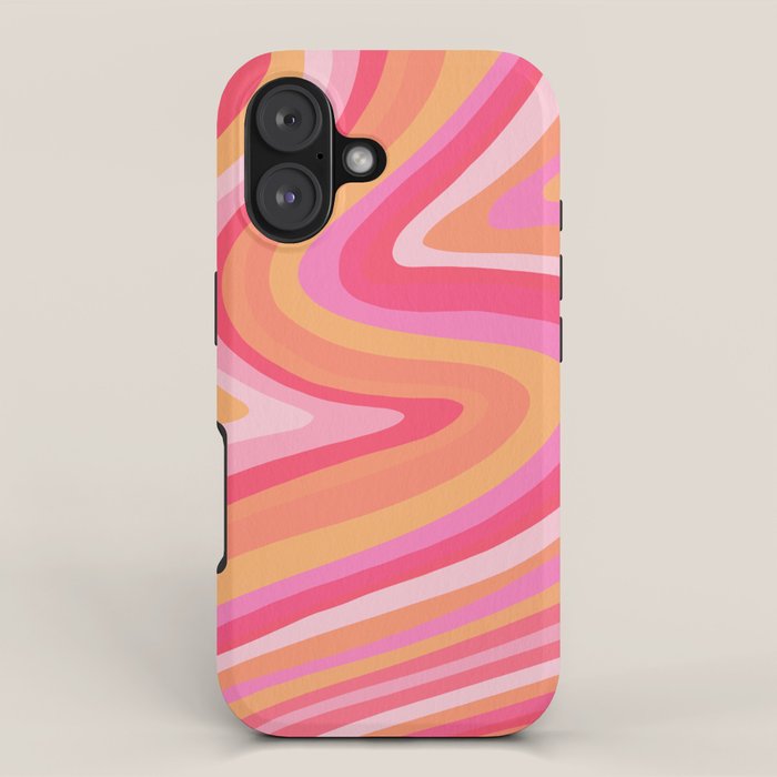 Sunshine Melt - Pink & Peach Palette iPhone Case Gallery Image 1