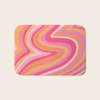 Sunshine Melt - Pink & Peach Palette Bath Mat Gallery Image 1