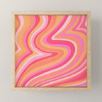 Sunshine Melt - Pink & Peach Palette Mini Art Print Gallery Image 1