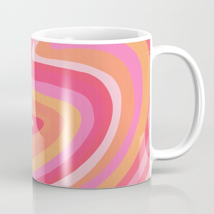Sunshine Melt - Pink & Peach Palette Coffee Mug Gallery Image 1