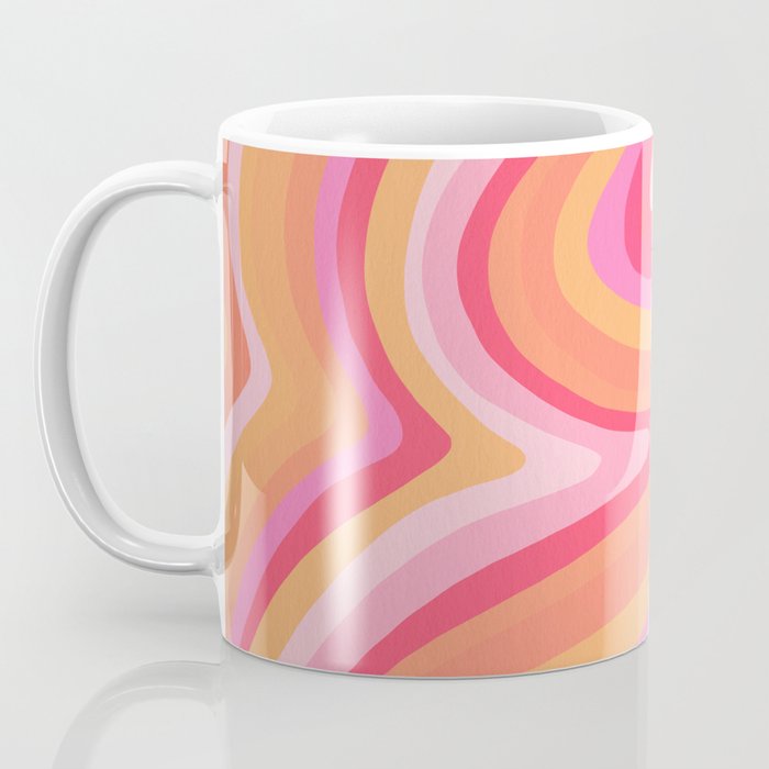 Sunshine Melt - Pink & Peach Palette Coffee Mug Gallery Image 3
