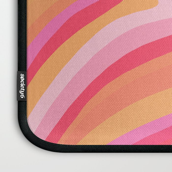 Sunshine Melt - Pink & Peach Palette Laptop Sleeve Gallery Image 3