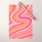 Sunshine Melt - Pink & Peach Palette Wrapping Paper Gallery Image 1