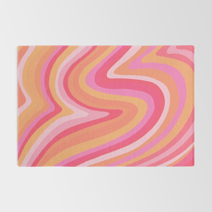 Sunshine Melt - Pink & Peach Palette Rug Gallery Image 2
