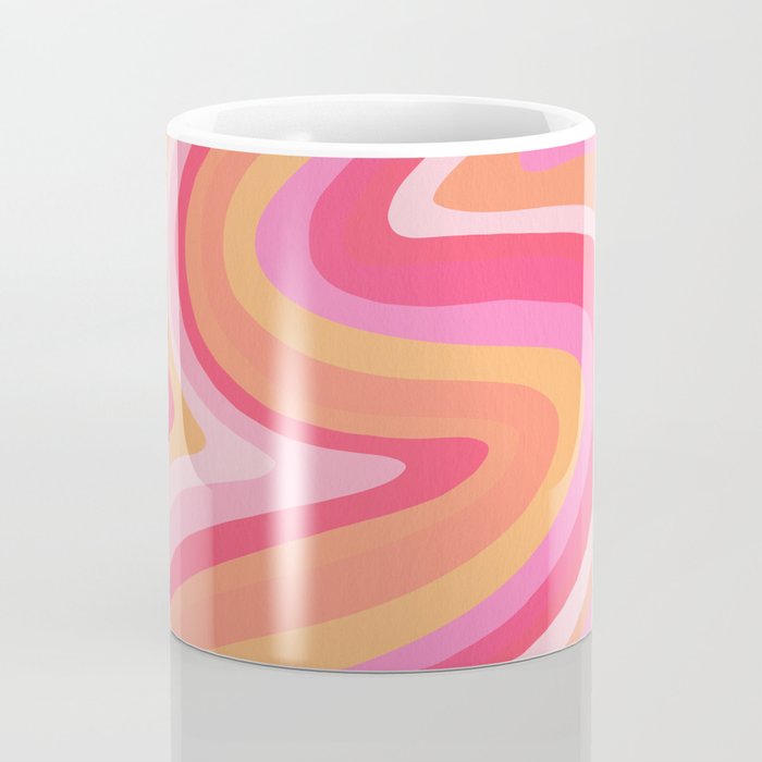 Sunshine Melt - Pink & Peach Palette Coffee Mug Gallery Image 4