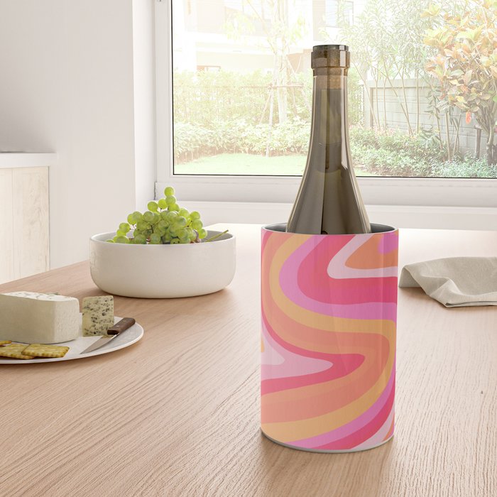 Sunshine Melt - Pink & Peach Palette Wine Chiller Gallery Image 4