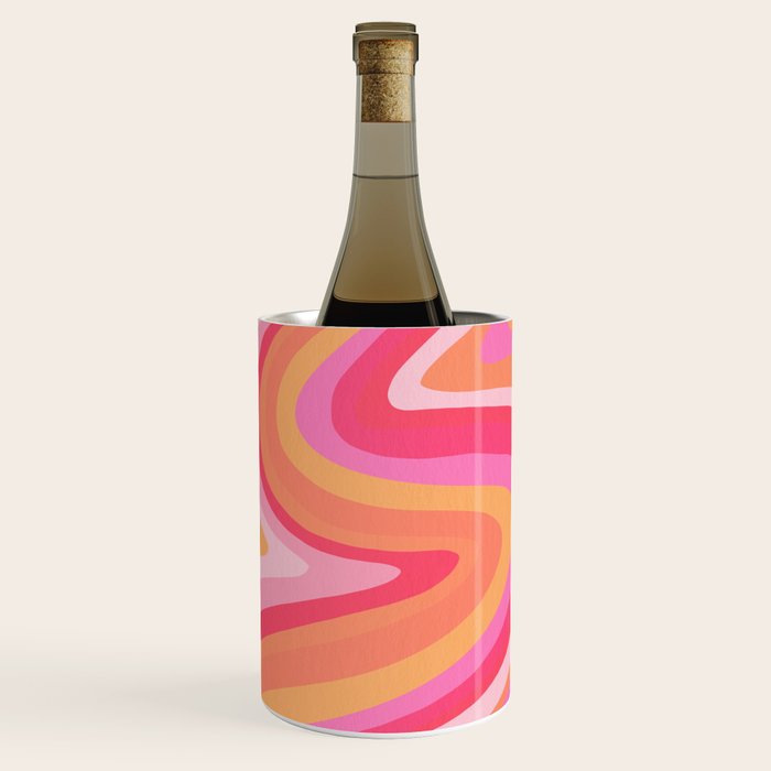 Sunshine Melt - Pink & Peach Palette Wine Chiller Gallery Image 1