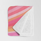 Sunshine Melt - Pink & Peach Palette Throw Blanket Gallery Image 3