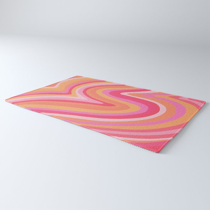 Sunshine Melt - Pink & Peach Palette Rug Gallery Image 3