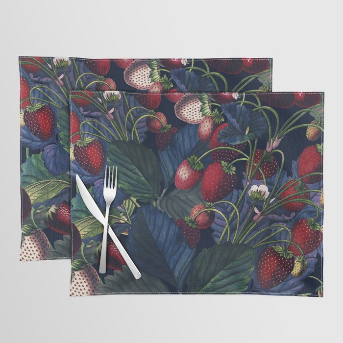 Strawberry Fields Forever III - Night Placemat Gallery Image 1