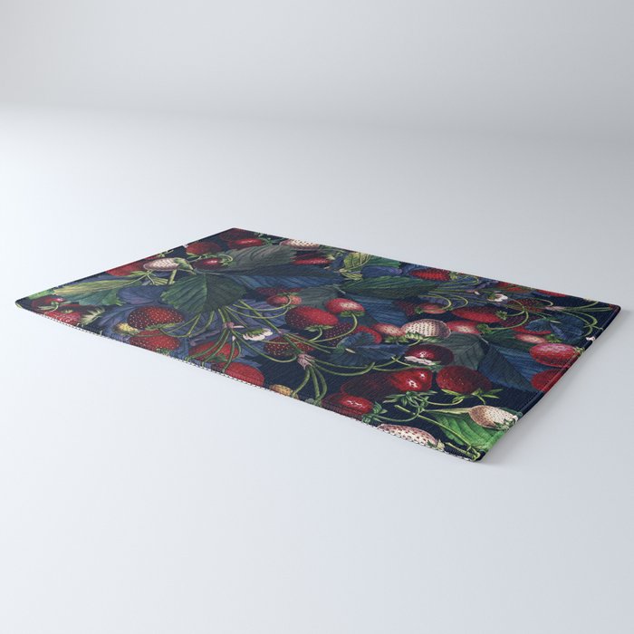 Strawberry Fields Forever III - Night Rug Gallery Image 3