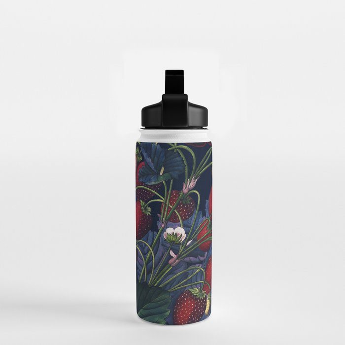 Strawberry Fields Forever III - Night Water Bottle Gallery Image 2