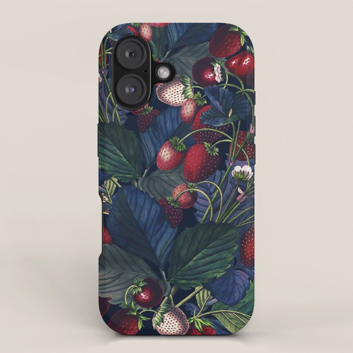 Strawberry Fields Forever III - Night iPhone Case Gallery Image 1