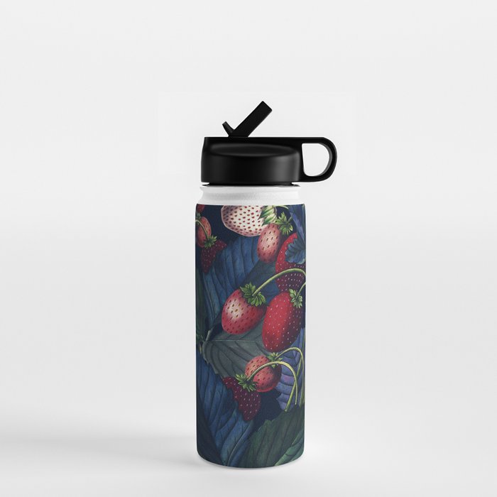 Strawberry Fields Forever III - Night Water Bottle Gallery Image 1
