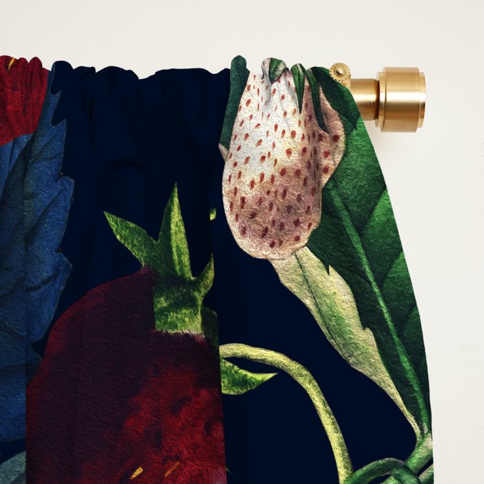 Strawberry Fields Forever III - Night Window Curtain Gallery Image 2