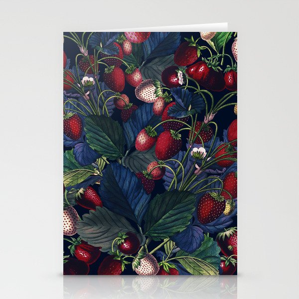 Strawberry Fields Forever III - Night Stationery Card Gallery Image 2