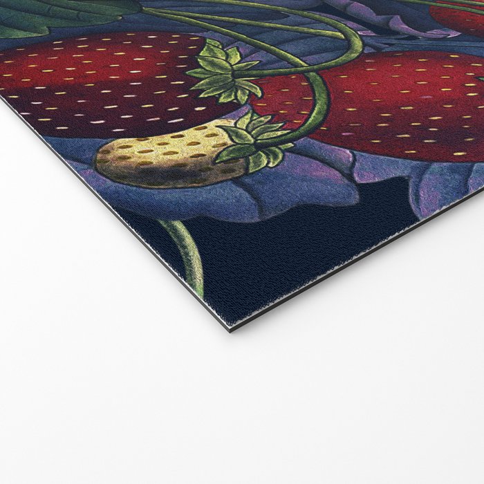 Strawberry Fields Forever III - Night Welcome Mat Gallery Image 2