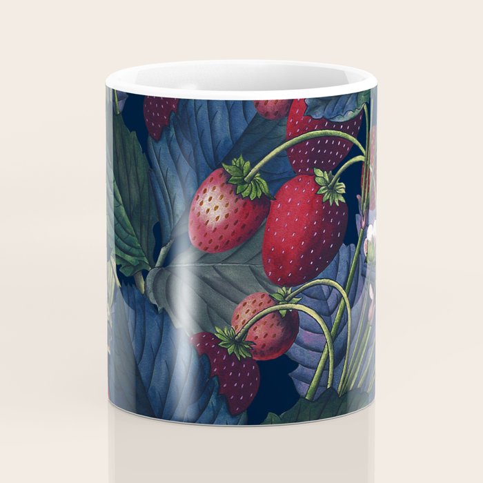 Strawberry Fields Forever III - Night Coffee Mug Gallery Image 4