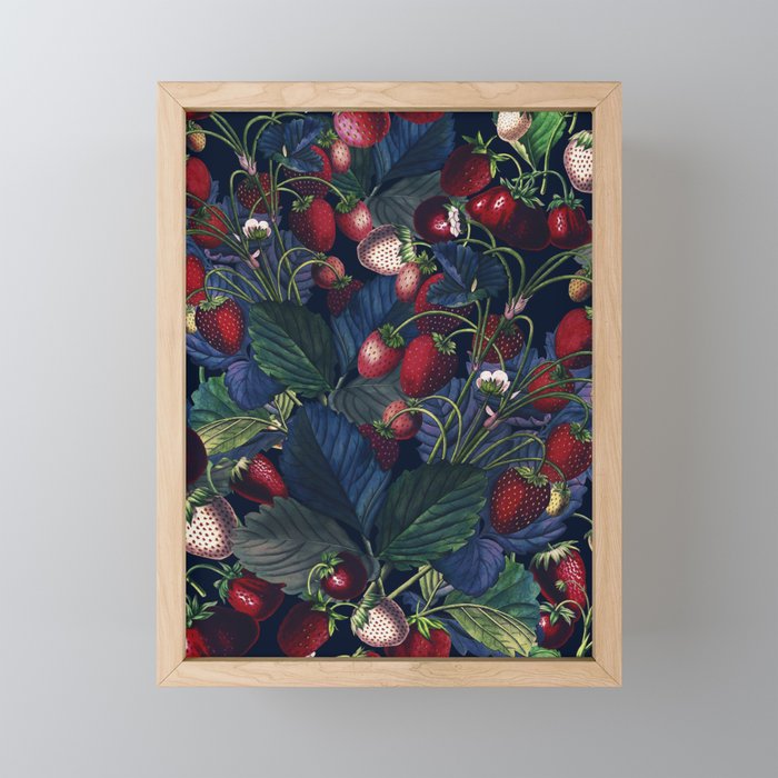 Strawberry Fields Forever III - Night Mini Art Print Gallery Image 1